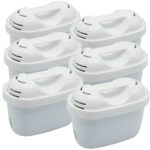 6er-Set Filterkartuschen für Brita Maxtra & kompatible Systeme, oval