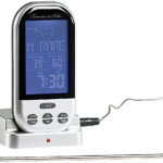 Funk-Brat-/Grillthermometer, externes XXL-Display, 8 Fleischsorten