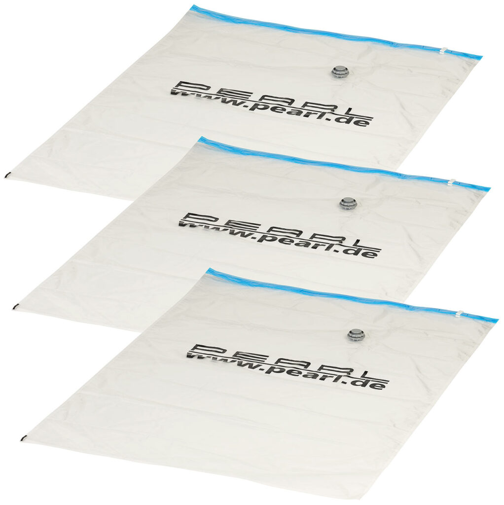3er-Set Vakuum-Beutel, zur Kompression per Staubsauger, 92 x 125 cm 3er-Set Vakuum-Beutel, zur Kompression per Staubsauger, 92 x 125 cm