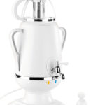 Samowar-Teebereiter mit Glas-Teekanne, 2.300 Watt, 3,5 und 0,5 Liter