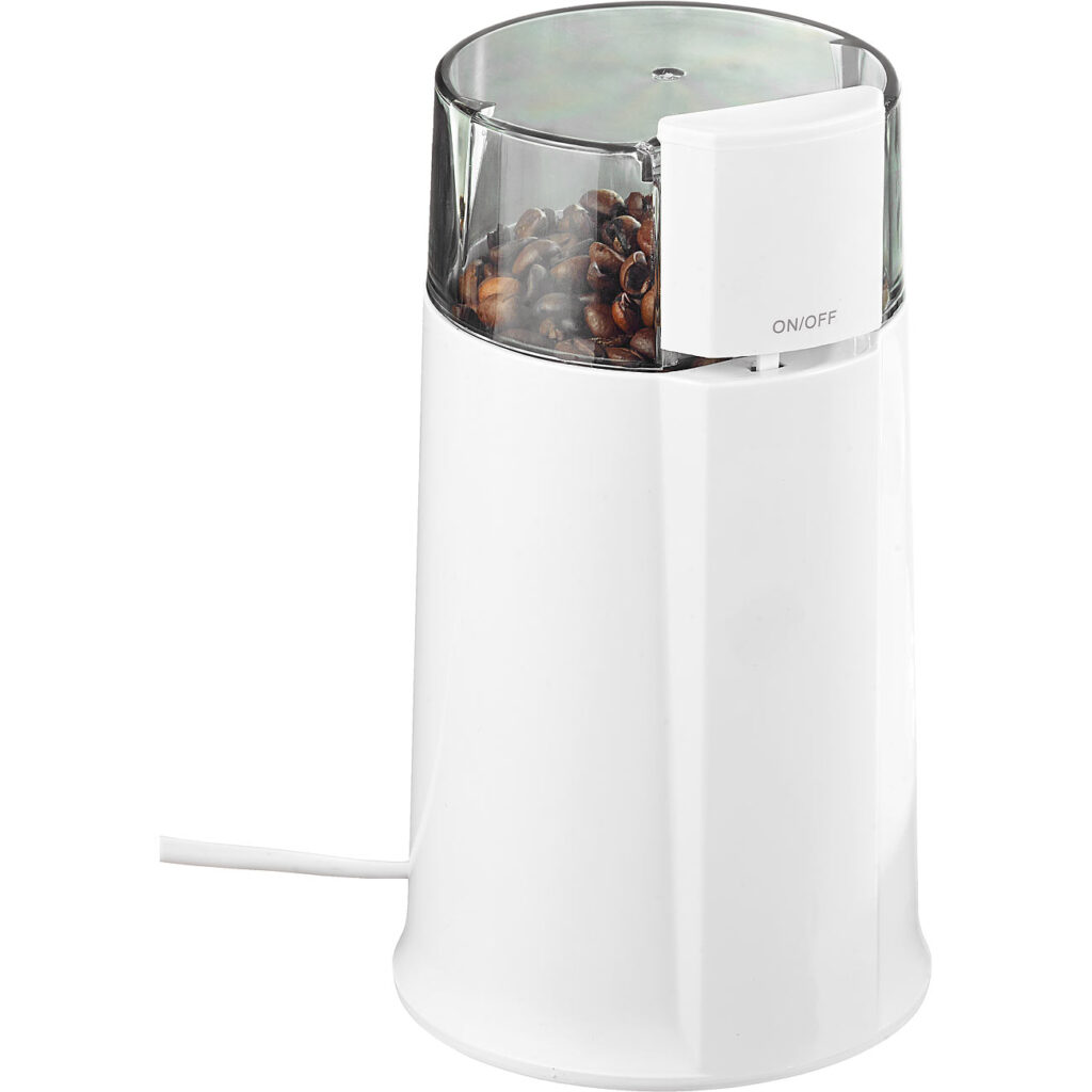 Elektrische Kaffeemühle MH-20mit Schlagmahlwerk, 160 Watt, 8 Tassen Elektrische Kaffeemühle MH-20mit Schlagmahlwerk, 160 Watt, 8 Tassen