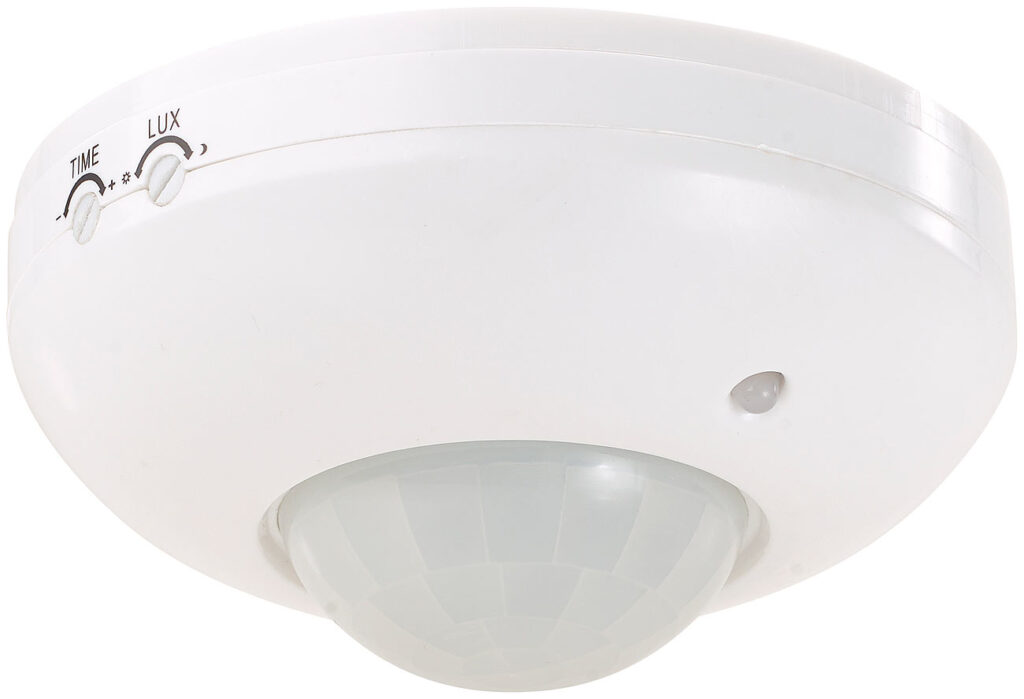 360°-PIR-Bewegungsmelder mit Timer, für Wand und Decke 360°-PIR-Bewegungsmelder mit Timer, für Wand und Decke