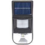 LED-Solar-Wandleuchte, Dämmerungs- & PIR-Bewegungssensor, 50 lm, 0,5 W