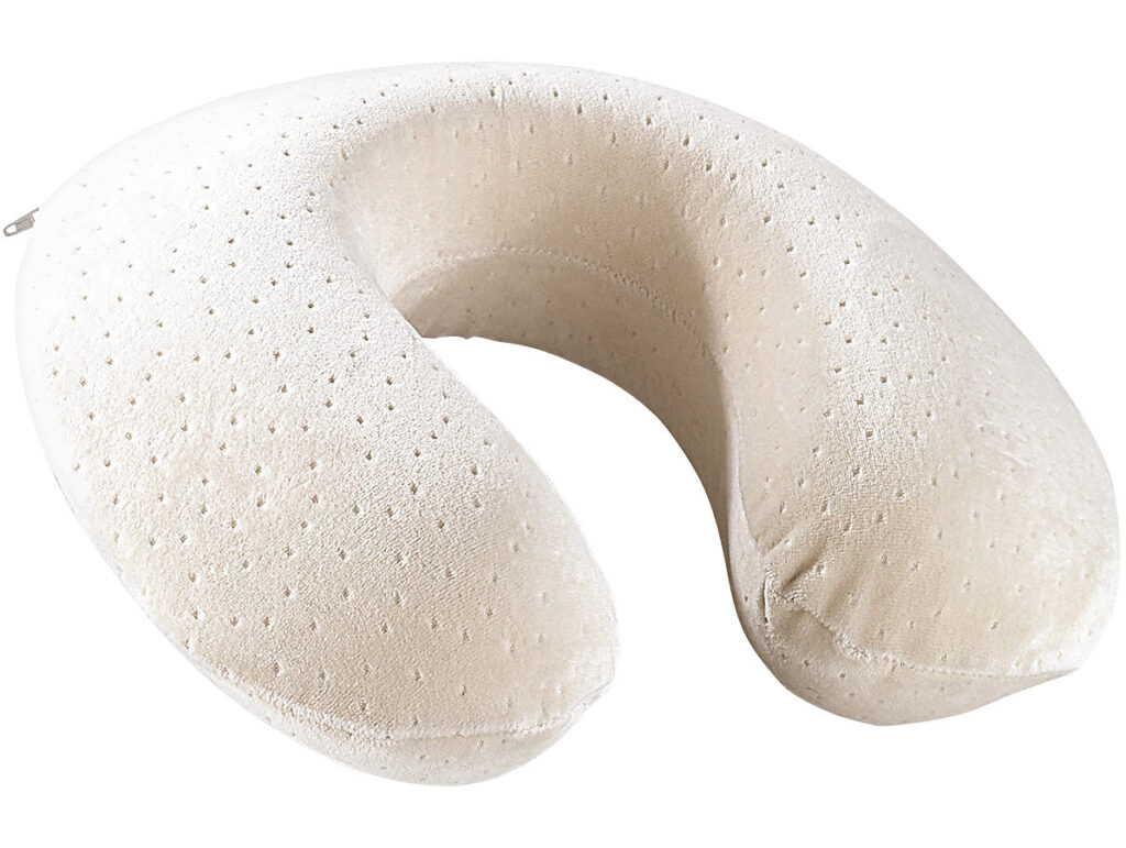 Wellness-Nackenhörnchen aus thermoaktivem Memory-Foam Wellness-Nackenhörnchen aus thermoaktivem Memory-Foam