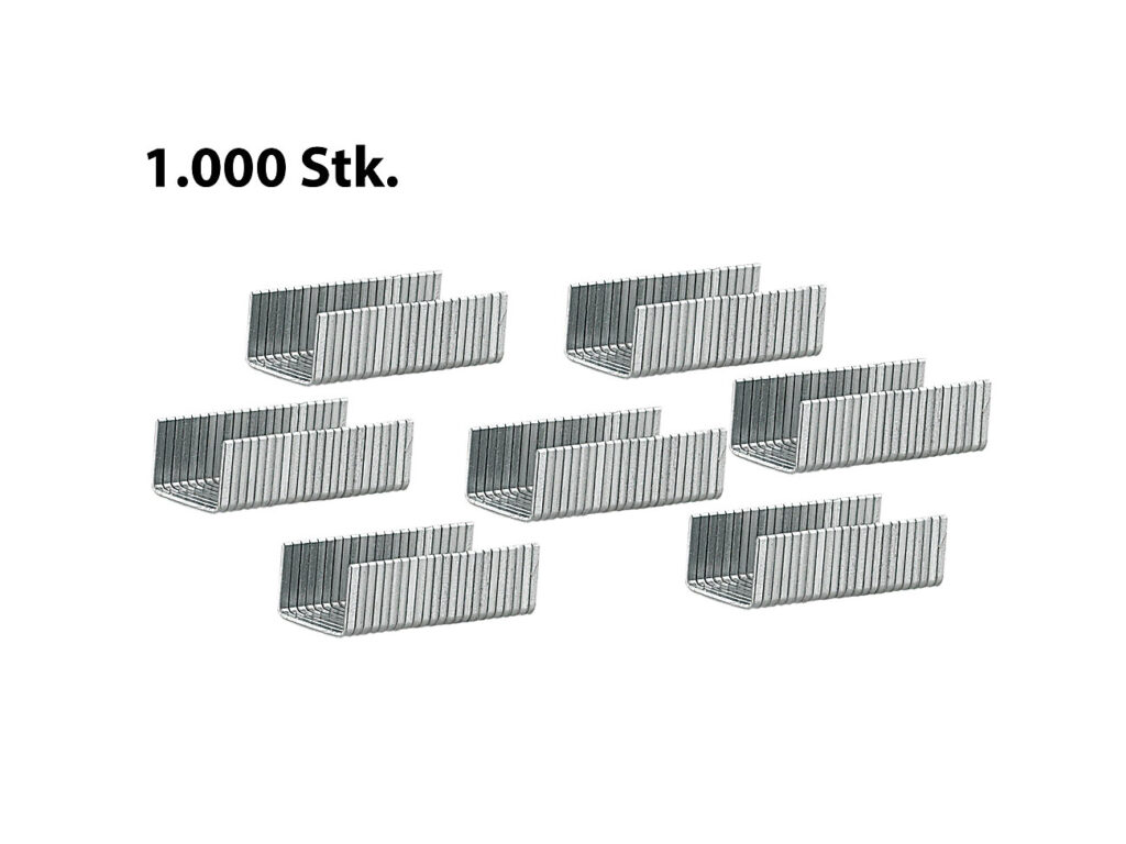 1000 Heftklammern, 11,3 mm Breite und 8 mm Länge