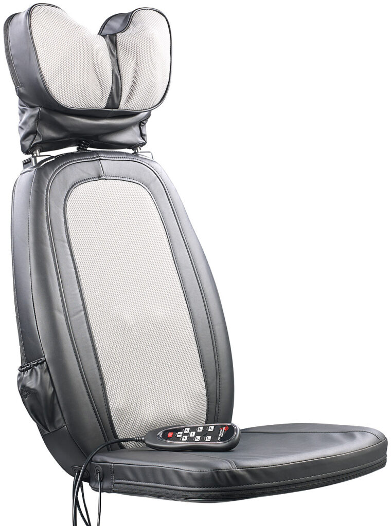 Shiatsu-Sitzauflage MA-600, Nackenmassage, IR-Tiefenwärme Shiatsu-Sitzauflage MA-600, Nackenmassage, IR-Tiefenwärme