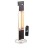 IR-Stand-Heizstrahler, Fernbedienung, Timer, 3-stufig, 2.000 W, IP34