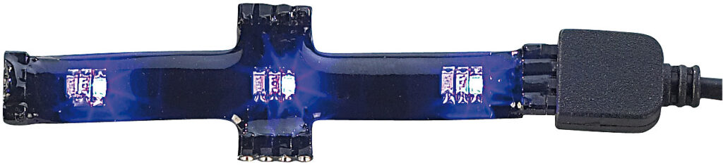SMD-LED-Crossverbindung – RGB per Infrarot steuerbar