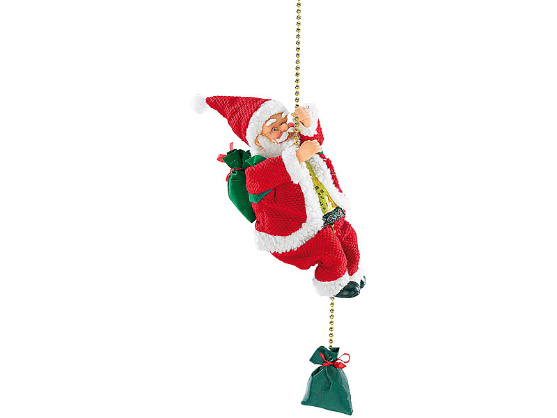 Kletternder Weihnachtsmann „Santa Crawl“