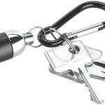 Fokussierbare Mini-Taschenlampe mit Schlüsselanhänger