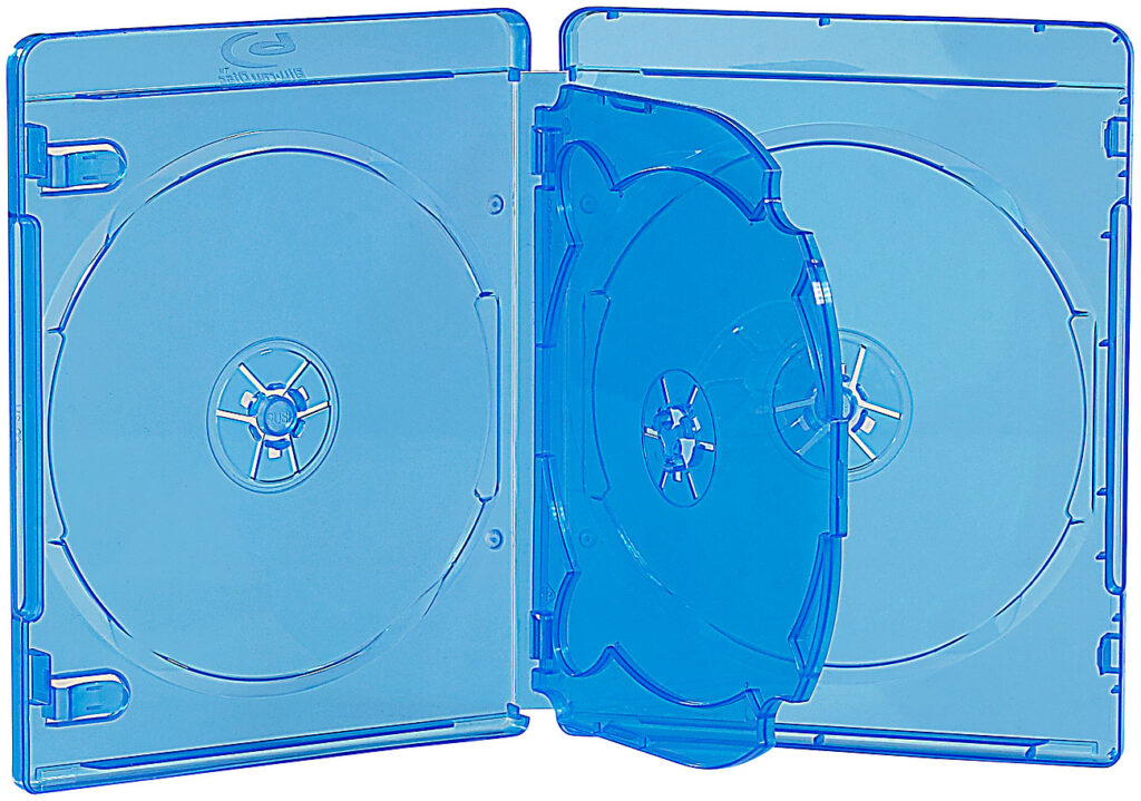 Blu-ray Soft-Hüllen blau-transparent im 10er-Pack für je 4 Discs Blu-ray Soft-Hüllen blau-transparent im 10er-Pack für je 4 Discs
