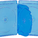 Blu-ray Soft-Hüllen blau-transparent im 10er-Pack für je 4 Discs