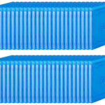 Blu-ray Soft-Hüllen blau-transparent im 50er-Pack für je 4 Discs
