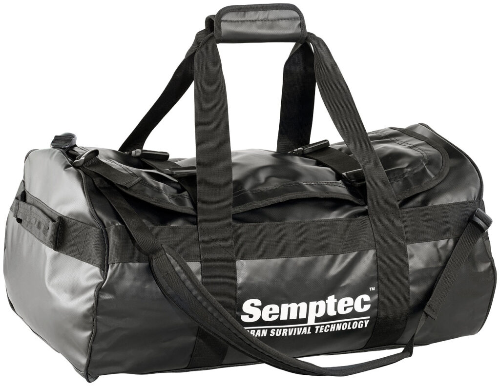 2in1-Rucksack-Reisetasche ausreissfester Lkw-Plane, 65 l 2in1-Rucksack-Reisetasche ausreissfester Lkw-Plane, 65 l