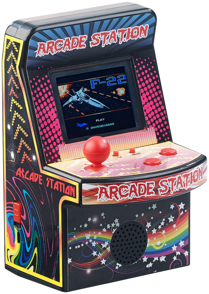 Handlicher Retro-Videogame-Automat, 200 Spiele, LCD-Farb-Display, Akku Handlicher Retro-Videogame-Automat, 200 Spiele, LCD-Farb-Display, Akku