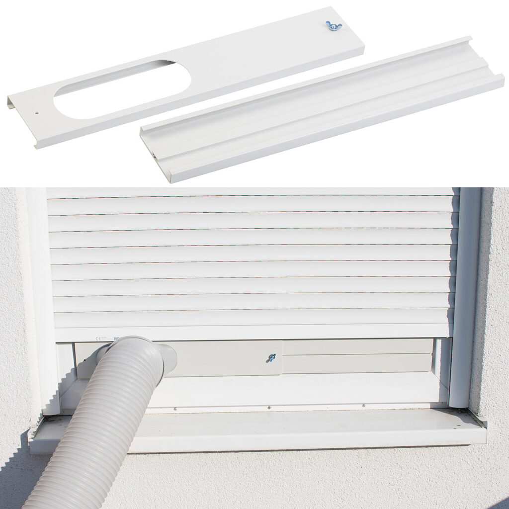 Rollladen-Fensterblende für Klimaanlagen, z.B. ACS-90 & -120.out