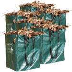6er-Set Gartensäcke für Laub & Co., bis 120 Liter & 25 kg, rechteckig