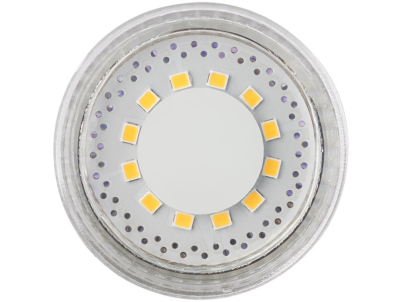 6er-Set LED-Spots mit Glasgehäuse GU5.3, 3 W, 250 lm, 3000 K, warmweiss 6er-Set LED-Spots mit Glasgehäuse GU5.3, 3 W, 250 lm, 3000 K, warmweiss