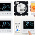 2er-Set WLAN-Thermostate für Fussbodenheizungen, für Siri, Alexa & Goggle Assistant