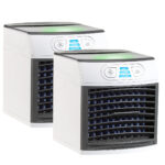 2er-Set 2in1-Tisch-Luftkühler und -Luftbefeuchter LW-110