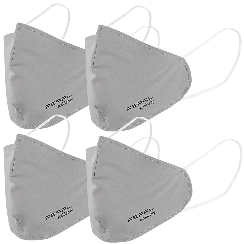 4er-Set Mund-Nasen-Stoffmasken mit Filter-Textil;waschbar, Gr. M 4er-Set Mund-Nasen-Stoffmasken mit Filter-Textil;waschbar, Gr. M