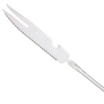 8er-Set 3in1-Teleskop-Messer, Grillgabel & Flaschenöffner, bis 69,5 cm