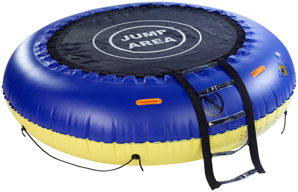 4in1-Trampolin für Wasser und Garten, Ø 193 cm