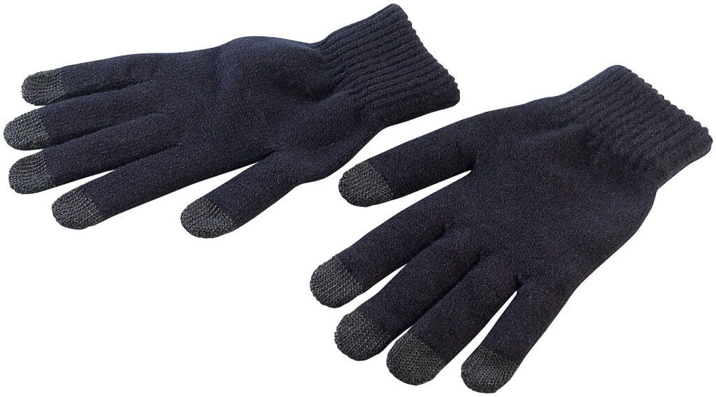 Strick-Handschuhe mit 5 Touchscreen-Fingerkuppen, Grösse S Strick-Handschuhe mit 5 Touchscreen-Fingerkuppen, Grösse S