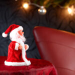 Singender, tanzender Weihnachtsmann „Rocking Santa“, 16 cm