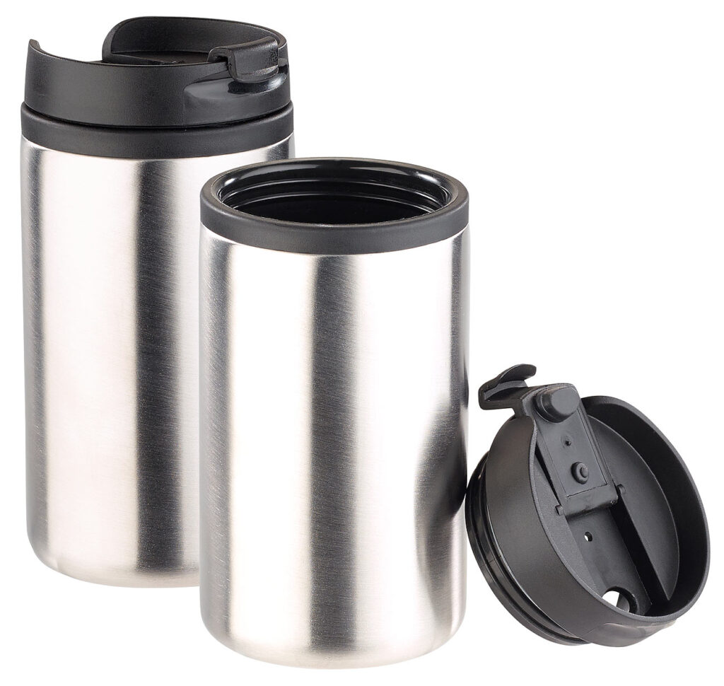 2er-Set doppelwandige Edelstahl-Isolierbecher, hält warm & kalt, 280ml 2er-Set doppelwandige Edelstahl-Isolierbecher, hält warm & kalt, 280ml