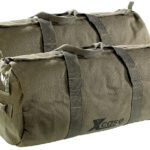 2er-Set Canvas-Sport- und Reisetaschen mit Tragegriff, je 70 Liter