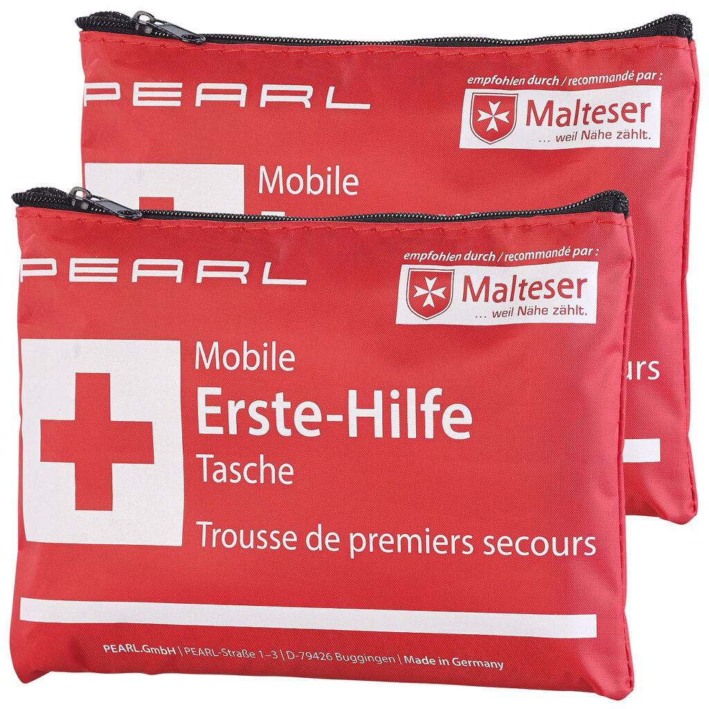 2er-Set mobile Erste-Hilfe-Taschen, wasserabweisend, je 24-teilig 2er-Set mobile Erste-Hilfe-Taschen, wasserabweisend, je 24-teilig