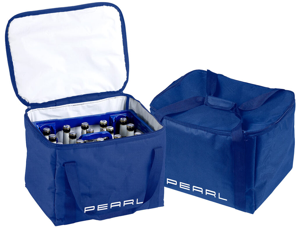 2er-Set isolierte Kühltaschen, verstärkte Trageriemen für Bierkästen