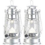 2er-Set ultra helle LED-Sturmlampen, Akku, 200 lm, 3 Watt