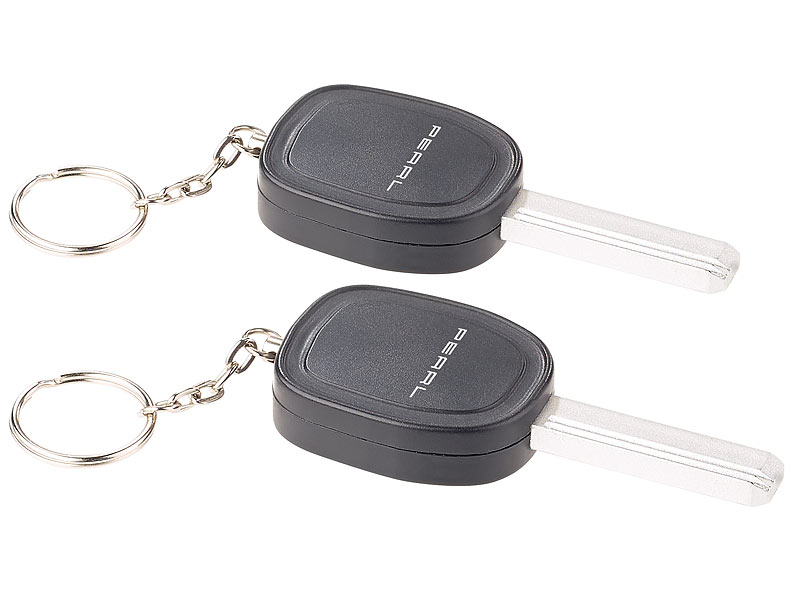 2er-Set Personenalarm im Autoschlüssel-Design, 110-dB-Sirene, Kuli 2er-Set Personenalarm im Autoschlüssel-Design, 110-dB-Sirene, Kuli