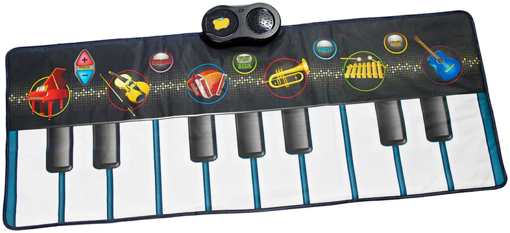 Berührungsempfindliche Musikmatte mit 6 Instrumenten