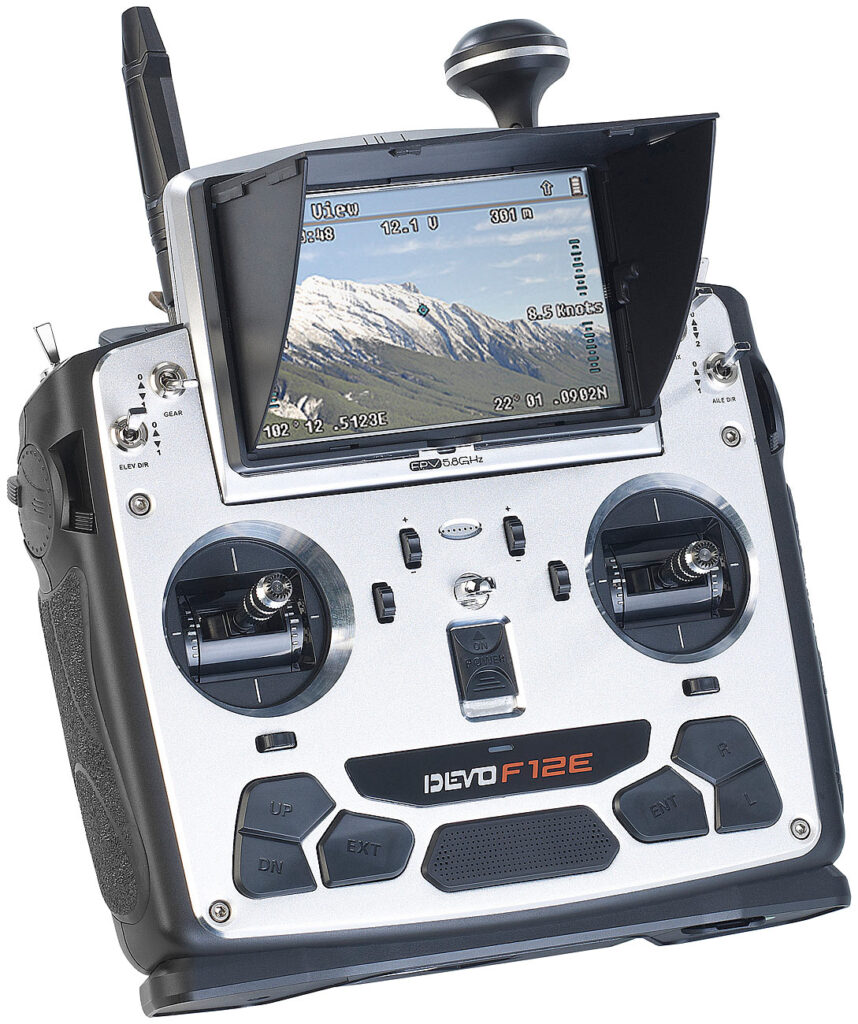 Profi FPV Funk-Fernsteuerung DEVO F12E 5,8 GHz