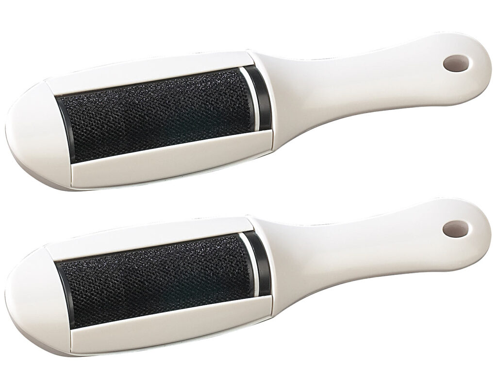 2er-Set Selbstreinigende Anti-Fussel-Bürsten für Textilien 2er-Set Selbstreinigende Anti-Fussel-Bürsten für Textilien
