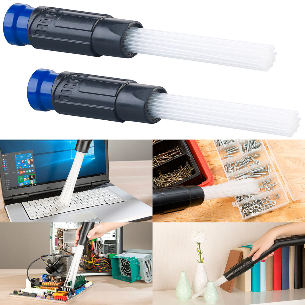 2er-Set Universal-Staubsauger-Aufsätze mit 30 flexiblen Saug-Röhrchen 2er-Set Universal-Staubsauger-Aufsätze mit 30 flexiblen Saug-Röhrchen
