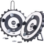 2er-Set Magnetische Kronkorken-Dartspiele mit je 6 Kronkorken, Ø 24 cm