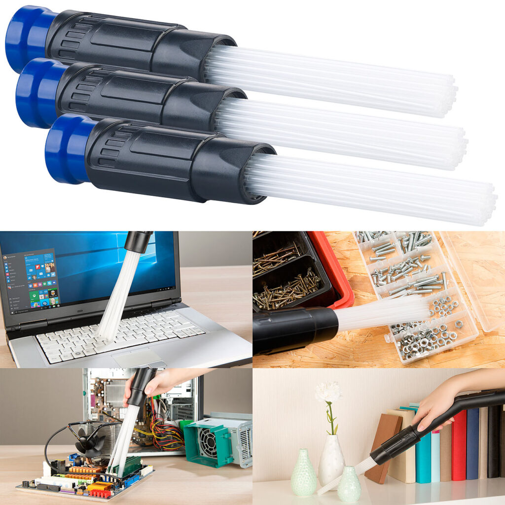 3er-Set Universal-Staubsauger-Aufsätze mit 30 flexiblen Saug-Röhrchen 3er-Set Universal-Staubsauger-Aufsätze mit 30 flexiblen Saug-Röhrchen