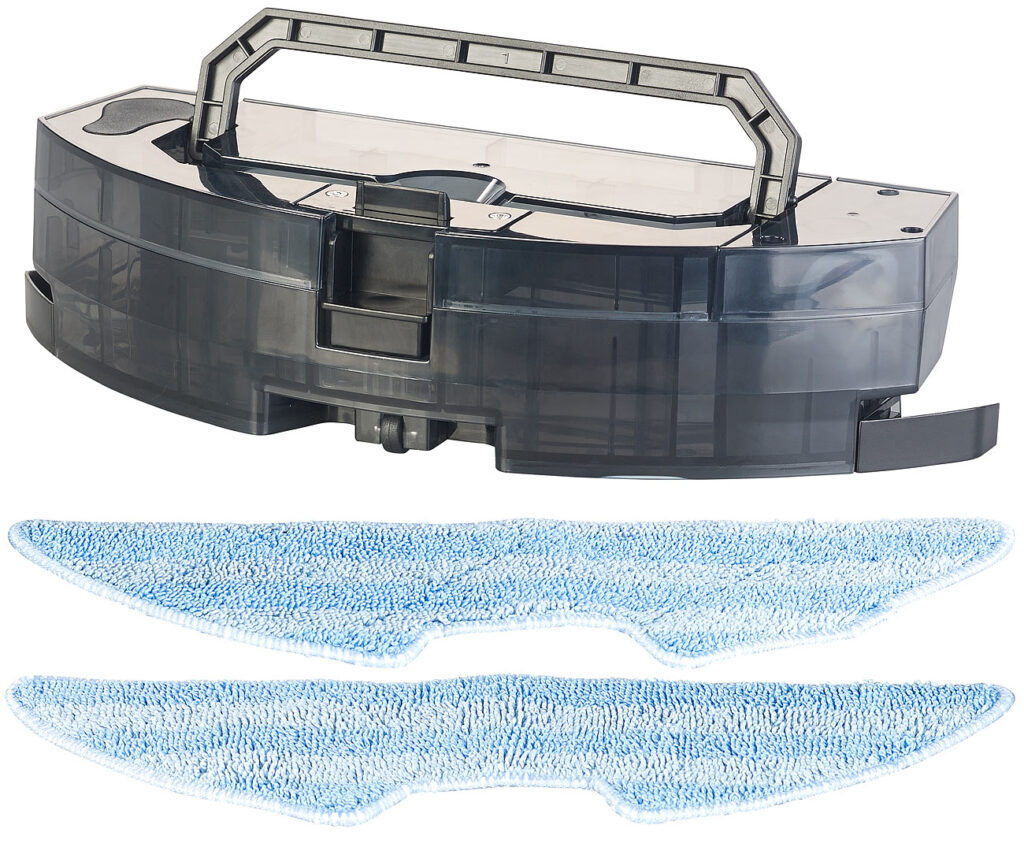 Elektronischer Wassertank & 2 Wischtücher für WLAN-Staubsauger-Roboter Elektronischer Wassertank & 2 Wischtücher für WLAN-Staubsauger-Roboter