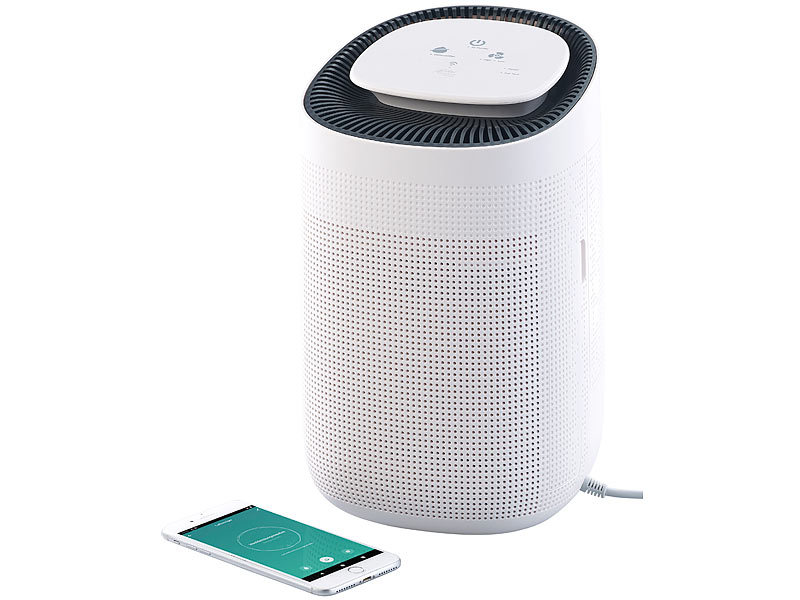 2in1-Luftreiniger & Entfeuchter, für Amazon Alexa & Google Assistant 2in1-Luftreiniger & Entfeuchter, für Amazon Alexa & Google Assistant