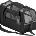 Hand- & Auto-Transporttasche für Kleintiere bis 3 kg, Grösse S, schwarz