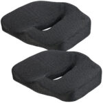 2 ergonomische Memory-Foam-Sitzkissen für Auto, Schreibtisch     u.v.m.