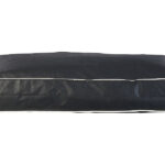 Unterbettkommode mit Sichtfenster & Handgriffen, 100 x 48 x 18cm, schwarz