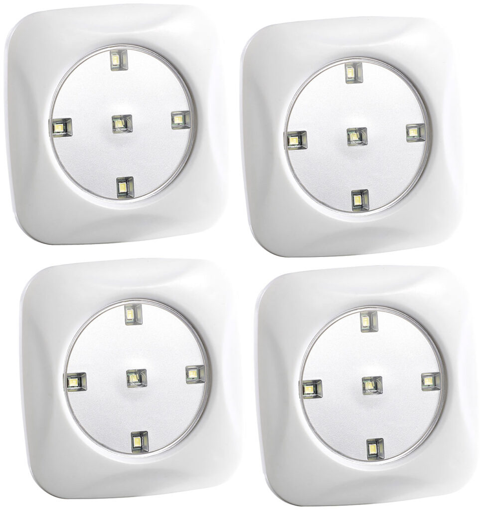 LED-Lichter im 4er-Pack, Erweiterungsset für „FlexiLight“ LED-Lichter im 4er-Pack, Erweiterungsset für „FlexiLight“