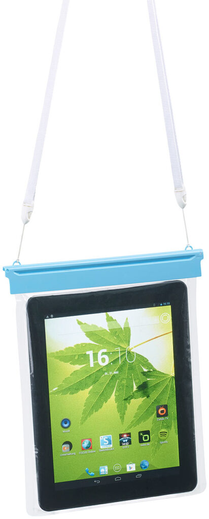 Wasserdichte Universal-Hülle für iPads & Tablet-PCs bis 25, 4 cm / 10″ Wasserdichte Universal-Hülle für iPads & Tablet-PCs bis 25, 4 cm / 10″