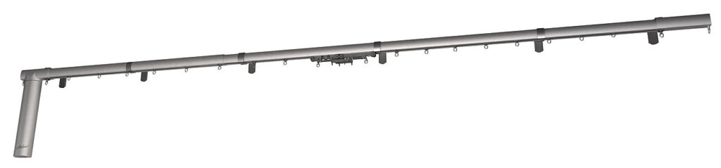 2er-Set Teleskop-Gardinenstangen elektrischer Antrieb, WLAN & App, 172-306 cm 2er-Set Teleskop-Gardinenstangen elektrischer Antrieb, WLAN & App, 172-306 cm