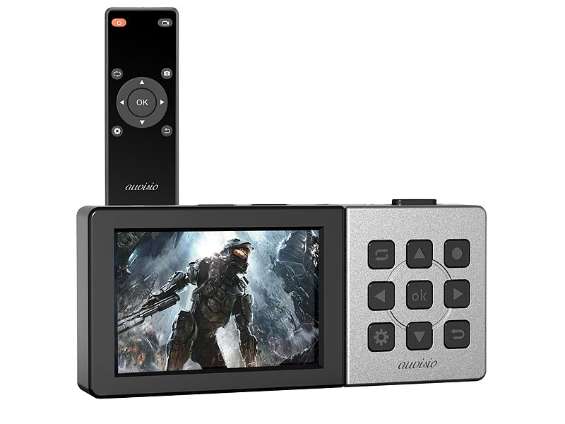 HDMI-Video-Rekorder mit Farb-Display, Full HD, 60 Bilder/Sek., microSD HDMI-Video-Rekorder mit Farb-Display, Full HD, 60 Bilder/Sek., microSD